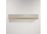 Wandboard Home Affaire "San Pedro", Beige (Kaschmir Und Eiche), B:140Cm H:20Cm T:22Cm, Holzwerkstoff, Regale, Wandboard, Wandboard Mit Ablage - (B/T/H) 140/22/20 Cm