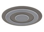 Globo Lighting LED Deckenleuchte "Jayden", Schwarz (Anthrazit GebüRstet), 1 Stk., Leuchten, Deckenlampe, 3 Helligkeitsstufen, Designlampe, Wohnzimmer, LED Deckenleuchte