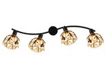 Globo Lighting Deckenstrahler "Mika", Schwarz Matt, H: 15,5Cm, 1 Stk., Leuchten, Spot Deckenspot Flur Schlafzimmer Wohnzimmer, Deckenstrahler