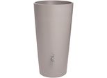 Regenwassertank Arves "Flower", Braun (Mocca), H:110Cm Ø:60Cm, Kunststoff, Regentonnen