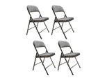 HTI-Living Klappstuhl 4Er Set Grau