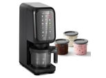 KLAMER Eismaschine, 12 Programme für Eiscreme, Gelato, Sorbet, Frozen Yogurt, Slushie & Milkshake, Micro-Püree-Prinzip für cremige Textur, 700W Speiseeismaschine, Inkl. 3 Portionsbecher