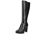 High-Heel-Stiefel Nero Giardini "Nero Giardini Stiefel Leder", Damen, Gr. 40, Schwarz, Leder, Schuhe
