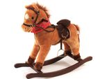 Schaukelpferd CHIC2000 "Cowboy", Braun, Schaukeltiere, Babyb:73Cm H:71Cm T:73Cm, PlüSch, Polyester, B:73Cm H:71Cm T:73Cm