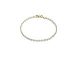 Armband Firetti "Schmuck Geschenk Silber 925 Armschmuck Armkette Kugelkette" Gr. 19, Gold (Silberfarben, Gelbgoldfarben), ArmbäNder, Damen, 19, Silber 925 (Sterlingsilber), Armband, Made In Germany