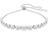 Armkette Swarovski "Schmuck Geschenk Imber Armband", Silber (Metallfarben, Kristallweiß, Kristallweiß), ArmbäNder, Damen, Metall, Armkette, Mit Swarovski Kristall