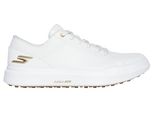 Skechers Go Golf Drive 6 Damen-Golfschuhe Weiß und Gold