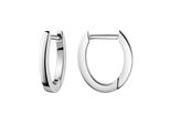 Paar Creolen Firetti "Schmuck Geschenk Silber 925 Ohrschmuck Ohrringe", Silberfarben, Ohrringe, Damen, 10,5Mm, Silber 925 (Sterlingsilber)
