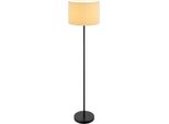 Globo Lighting Stehlampe "Page", Schwarz (Schwarz Matt), Ø 38Cm H: 152Cm, 1 Stk., Leuchten, Stehlampe Wohnzimmer Schlafzimmer Flur Design-Leuchte, Stehlampe