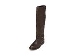 Stiefel Marc O'Polo "Aus Weichem Rindleder", Damen, Gr. 38, Schwarz Coffee, Obermaterial: 100% Leder, Unifarben, Schuhe Stiefel