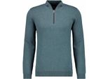 Rundhalspullover Ragman, Herren, Gr. 56, GrüN (DunkelgrüN, 357), Strick, 95% Baumwolle 5% Kaschmir, Ohne Ausschnitt, Pullover Rundhalspullover