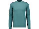 Rundhalspullover Ragman, Herren, Gr. 54, GrüN, 382, Strick, 95% Baumwolle 5% Kaschmir, Hoch Geschlossener Ausschnitt, Pullover Rundhalspullover