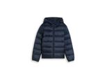 Tom Tailor Jungen Lightweight Steppjacke Aus Wasserabweisendem Material, Blau, Uni, Gr. 164