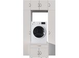 Mehrzweckschrank wimex "Multiraumkonzept", Weiß, B:130Cm H:225Cm T:69Cm, SchräNke, Mehrzweckschrank