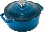 Fleischtopf Carl Schmidt Sohn "Xanten", Blau (Petrol), H:10Cm Ø:10Cm, TöPfe, Fleischtopf, Ø 10 Cm, Induktion