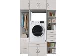 Mehrzweckschrank wimex "Multiraumkonzept", Weiß, B:150Cm H:225Cm T:69Cm, SchräNke, Mehrzweckschrank