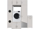 Mehrzweckschrank wimex "Multiraumkonzept", Weiß, B:200Cm H:225Cm T:69Cm, SchräNke, Mehrzweckschrank