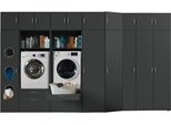 Mehrzweckschrank wimex "Multiraumkonzept", Grau (Grafit), B:380Cm H:225Cm T:69Cm, SchräNke, Mehrzweckschrank