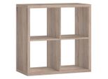 Raumteiler Style, Sonoma Eiche, Holzwerkstoff, 77x77x38 cm, Beimöbel erhältlich, Wohnzimmer, Raumteiler & Paravents, Raumteiler