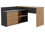 Topeshop DANY ANT/ART KPL, Ecke, L-Form, Partikelbord, Partikelbord, Gaming, Homeoffice, Büro, Matt