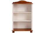 Regal Otto Home "Mette", Gelb (Weiß, Honigfarben), B:77Cm H:116Cm T:30,5Cm, Massivholz, Regale, Regal, Aus Massivem Kiefernholz, In Unterschiedlichen GrößEn Und Farben