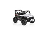 Moni Kinder Elektroauto Buggy UTV 5588 Fernbedienung MP3 Gurt 2 Motoren Lichter Weiß