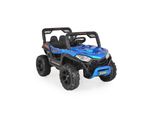 Moni Kinder Elektroauto Buggy Fast UTV 5588 Metallic Fernbedienung MP3 USB Gurt Blau