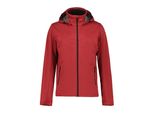 Outdoorjacke Icepeak "Icepeak Softshell Jacke Biggs", Herren, Gr. 50, Moosbeere, Stoff, 100% Polyester, Normal, Jacken Outdoorjacke