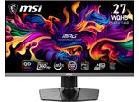 MSI Oled-Monitor "Mpg 271QRX QD-OLED", Energieeffizienz: G (A-G), Schwarz, B:61Cm H:35,6Cm T:6,9Cm, Monitore