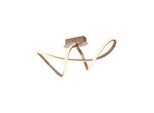Just Light Deckenleuchte "Maria", Gold (Messingfarben Matt), 1, 1 Stk., Leuchten, Led, Dimmbar, Switchmo, Dimmbar, Switchmo, Designerlampe
