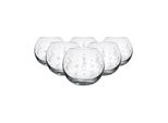 Kerzenhalter Villeroy & Boch "Teelichthalter Toy's Delight ø 11 Cm 6Er Set Transparent", Bunt (Transparent), B:11Cm H:9,3Cm T:11Cm, Kerzenhalter, Kerzenhalter, SpüLmaschinengeeignet
