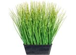 Kunstgras Creativ green "Gras", GrüN, B:20Cm H:30Cm T:10Cm, Kunststoff, Kunstpflanzen