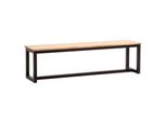 Wohnling WL7.066 Esszimmerbank Akazie Massivholz Metall Loft-Style 160X40X45 Cm