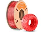 TPU Filament 3D-Drucker - Flexibles 3D Drucker Filament 1,75 mm - Für FDM Drucker - Hohe Präzision - 5 kg - Rot