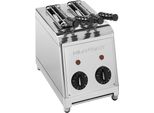 MILANTOAST-Toaster 2 Zangen Edelstahl 220-240 V 50/60 Hz 1,37 kW