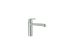 Grohe SpüLtisch-Einhebelmischer Eurosmart Cosmopolitan Supersteel, Mittelhoher Auslauf (30193DC0)