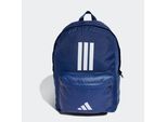 Rucksack adidas Performance "Classic Back TO School 3-STREIFEN", Blau (Dunkelblau, Weiß), RucksäCke, Obermaterial: 100% Polyester, Rucksack