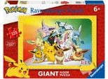 Puzzle Ravensburger "PokéMon", Bunt, Puzzles, Kinderb:69Cm H:49Cm, Pappe, Motiv, Made In Germany, B:69Cm H:49Cm