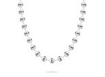 Edelstahlkette Liebeskind Berlin "Schmuck Geschenk Halskette Steel Ball", Edelstahlfarben, Halsketten, Damen, Edelstahl, L: 45 B: 7Mm, Edelstahlkette, B:7Mm
