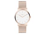 Quarzuhr Liebeskind Berlin "Pure Elegance", Rosa (RoséGoldfarben), Armbanduhren, Damen, Quarzuhr, Armbanduhr, Damenuhr, Edelstahlarmband, Analog