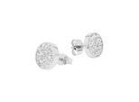 Paar Ohrstecker Tom Tailor "Schmuck Geschenk Edelstahl Kreis Rund", Silber (Edelstahlfarben, Kristallweiß, Kristallweiß), Ohrringe, Damen, Edelstahl, Mit Kristallsteine
