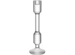 Dekovase Leonardo "Gk/Leuchter Rialto", Weiß, B:10Cm H:32,5Cm T:10Cm, Glas, Vasen