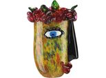 Tischvase Casablanca BY Gilde "Floro", Bunt, B:20Cm H:31,5Cm T:17Cm, Glas, Vasen, Dekorative Vase Aus Glas, Blumenvase