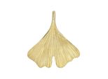 KettenanhäNger Jobo "AnhäNger Ginko", Gelb (Gelbgold 375), SchmuckanhäNger, Damen, Gelbgold 375, KettenanhäNger, 375 Gold