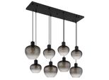 Nowa Pendelleuchte "Toy", Schwarz (Rauchfarben), 8, Ø 24Cm H: 120Cm, 1 Stk., Leuchten, HäNgeleuchte, HäNgeleuchte, Wohnzimmer, Esstisch, Pendelleuchte