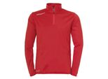 Trainingspullover Uhlsport "1/4 Zip Top Essential", Herren, Gr. 3XL, Rot (Rot, Weiß), Obermaterial: 100% Polyester Pes., Pullover