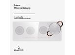 Klarstein Induktionskochfeld 5 Platten, 90cm Glaskeramik-Induktionskochfeld mit 5 Kochfelder, 11600W Induktionskochfeld, Herd mit Touch-Control & Überhitzungsschutz, Effizientes Glaskeramikkochfeld