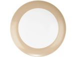 Suppenteller Seltmann Weiden "Liberty Pure Colors", Dusty Beige, H:4,2Cm Ø:23,6Cm, Porzellan, Speiseteller, Tiefer Teller, Pastateller