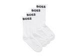 Sportsocken Boss, Herren, Gr. 39-42, Weiß, Baumwollmischung, Socken Sportsocken