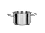 Bratentopf GSW "Le Chef", Silber (Silberfarben), H:9,5Cm Ø:20Cm, TöPfe, Bratentopf, Topf Aus Hochwertigem Edelstahl 18/10 In Gastro-QualitäT